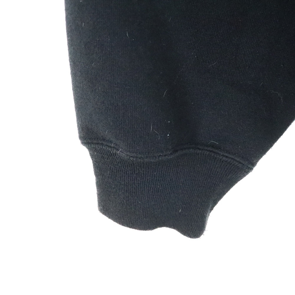 DESCENDANT(ディセンダント) 21AW TEAM CREW NECK SWEAT SHIRT フロントロゴ クルーネック トレーナー ブラック