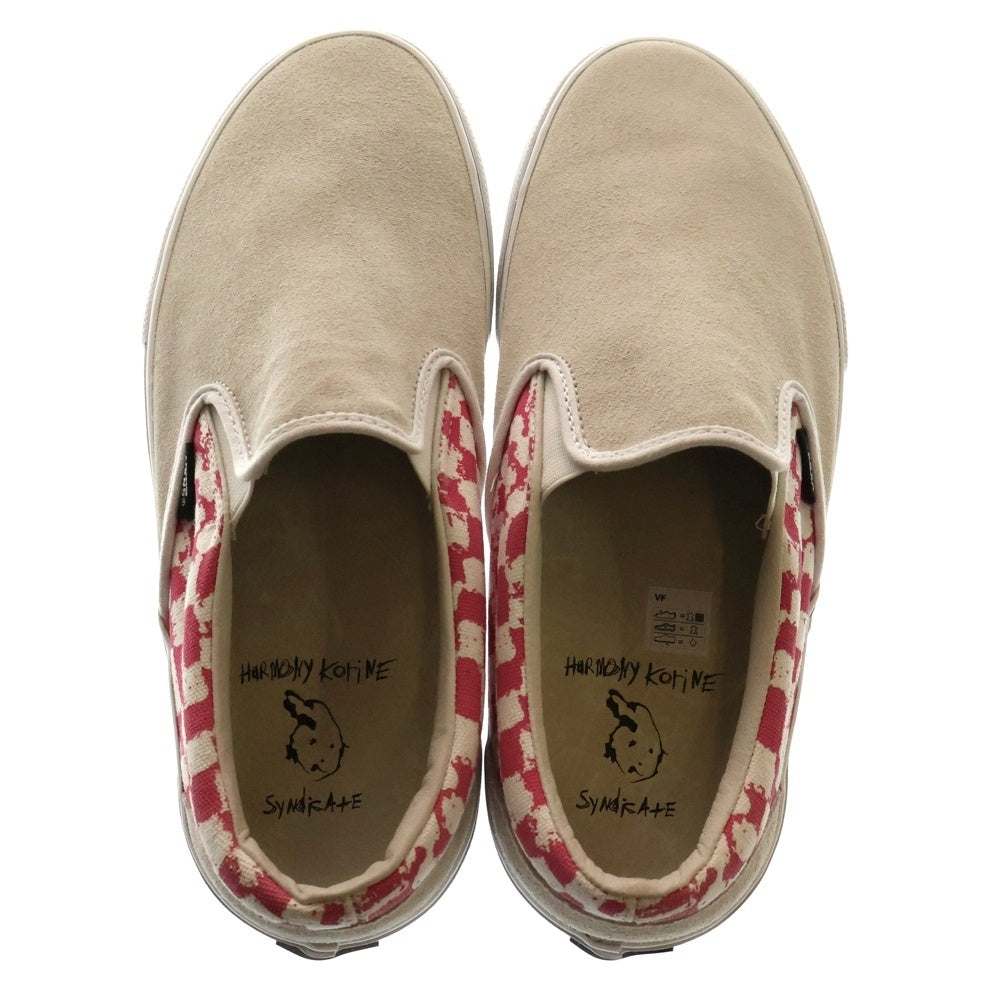 VANS(ヴァンズ) × Harmony Korine Slip-On Pro Syndicate ハーモニー・コリン スリッポン プロ シンジケート スエード ローカットスニーカー US10/28cm VN-0ZKEFFY