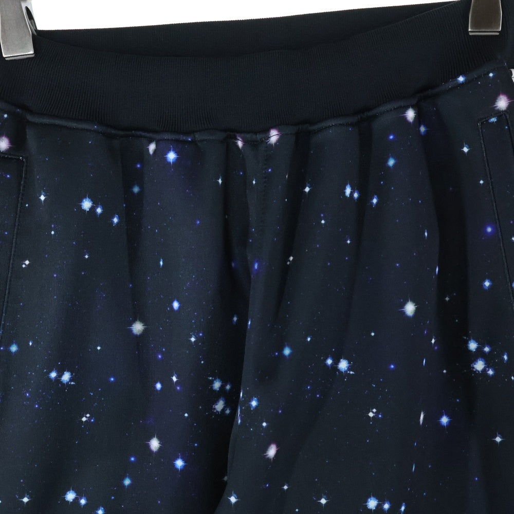 X-GIRL(エックスガール) ギャラクシー サイドジップ スウェットパンツ ブラック レディース