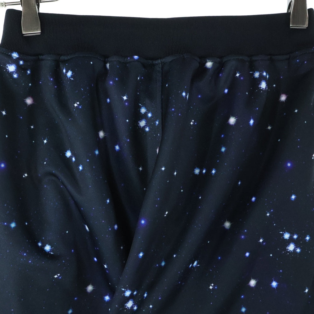 X-GIRL(エックスガール) ギャラクシー サイドジップ スウェットパンツ ブラック レディース