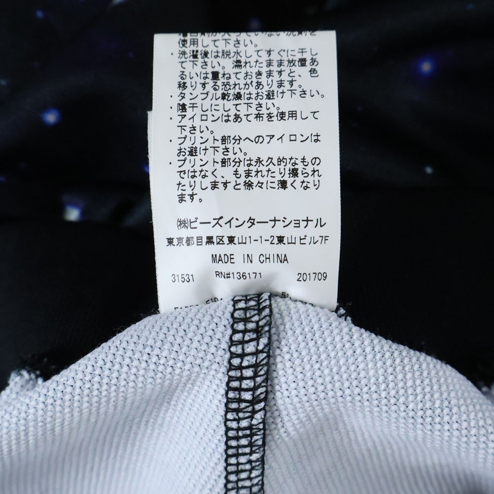 X-GIRL(エックスガール) ギャラクシー サイドジップ スウェットパンツ ブラック レディース