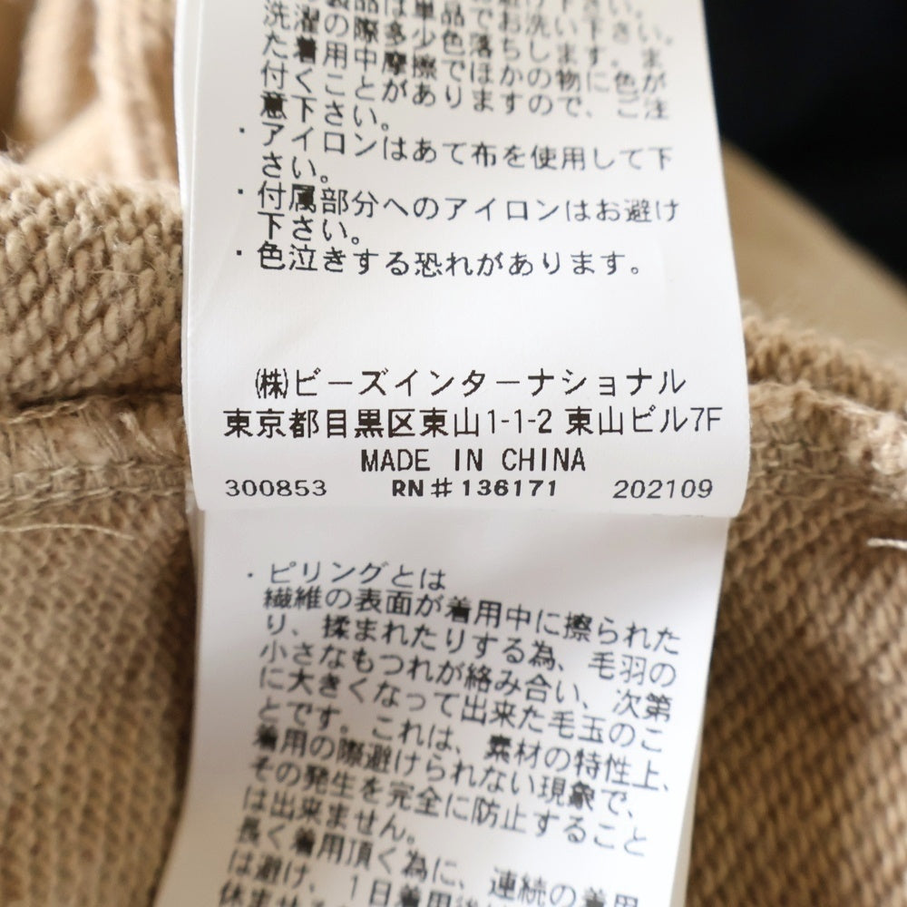 X-GIRL(エックスガール) BIG SWEAT TOP クルーネックスウェットトレーナー ブラック/ブラウン 105213012008