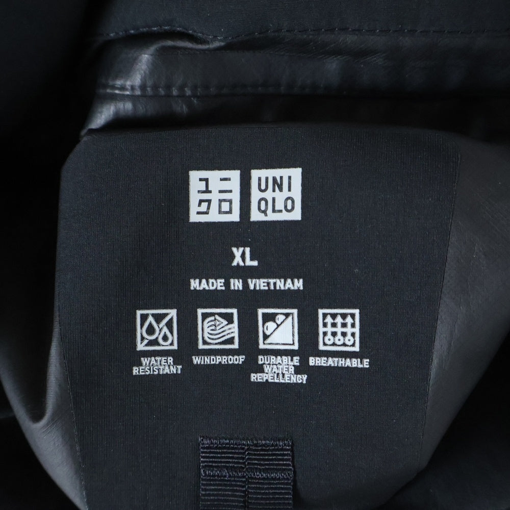 UNIQLO(ユニクロ) ブロックテックハーフコート ブラック 211-469912