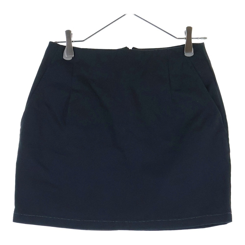 X-GIRL(エックスガール) CHINO MINI SKIRT チノ ミニスカート ブラック レディース