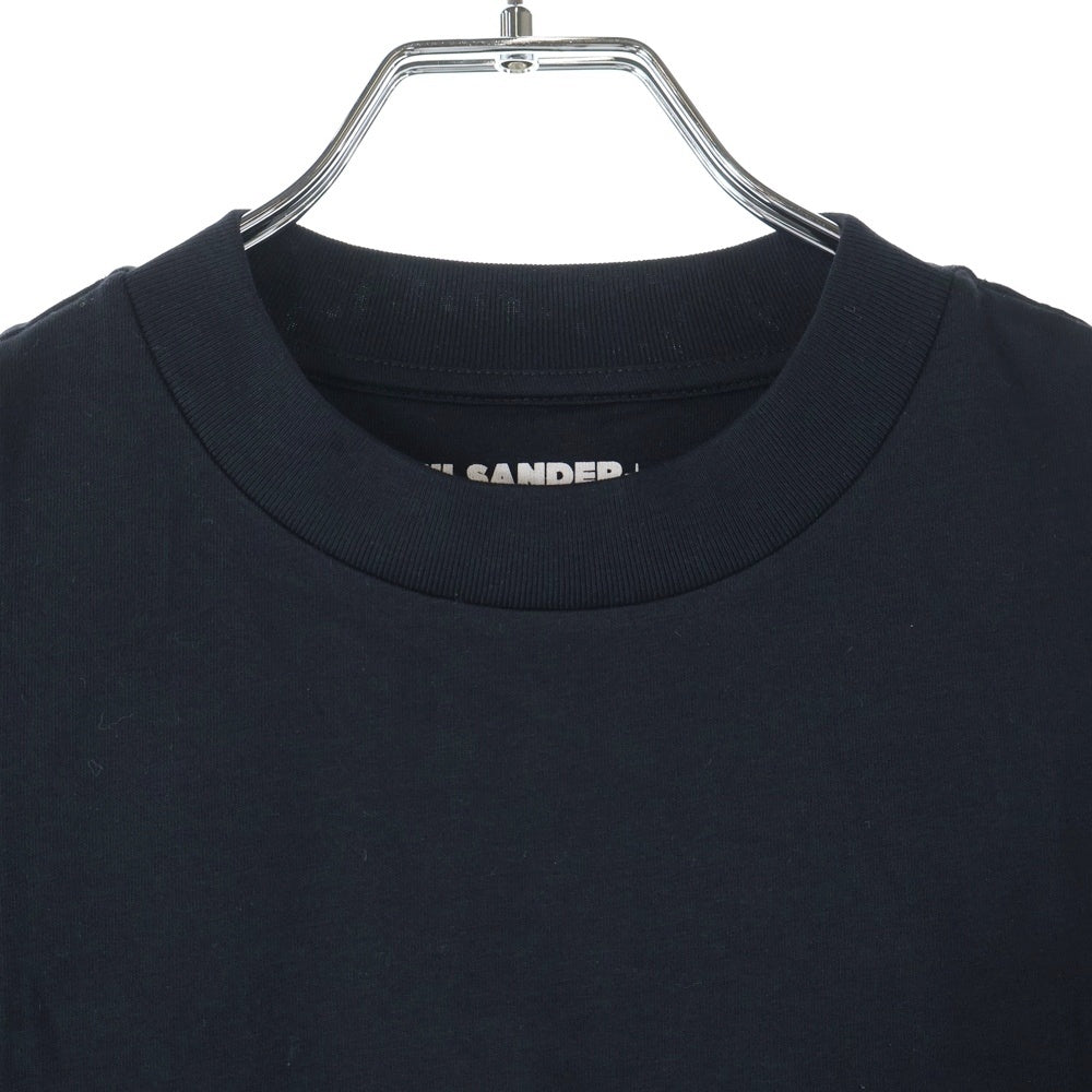 JIL SANDER(ジルサンダー) クルーネック 半袖Tシャツ カットソー ブラック J40GC0001