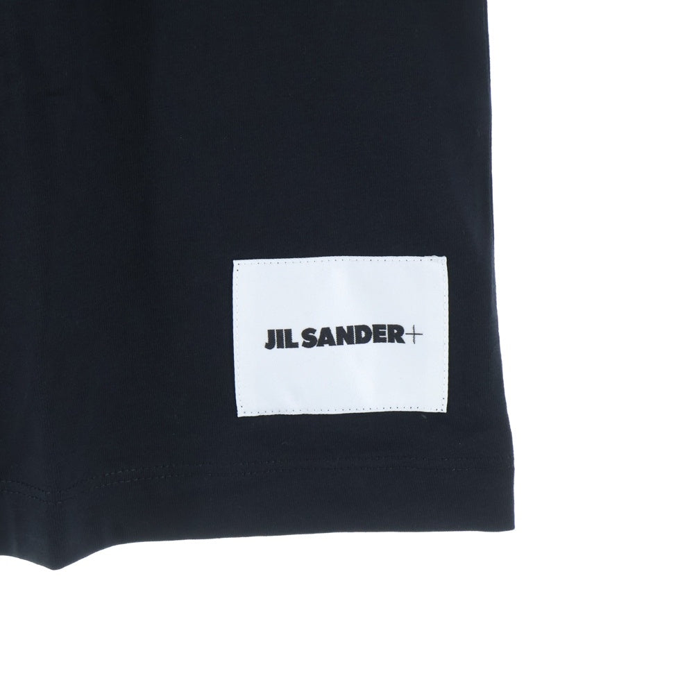JIL SANDER(ジルサンダー) クルーネック 半袖Tシャツ カットソー ブラック J40GC0001