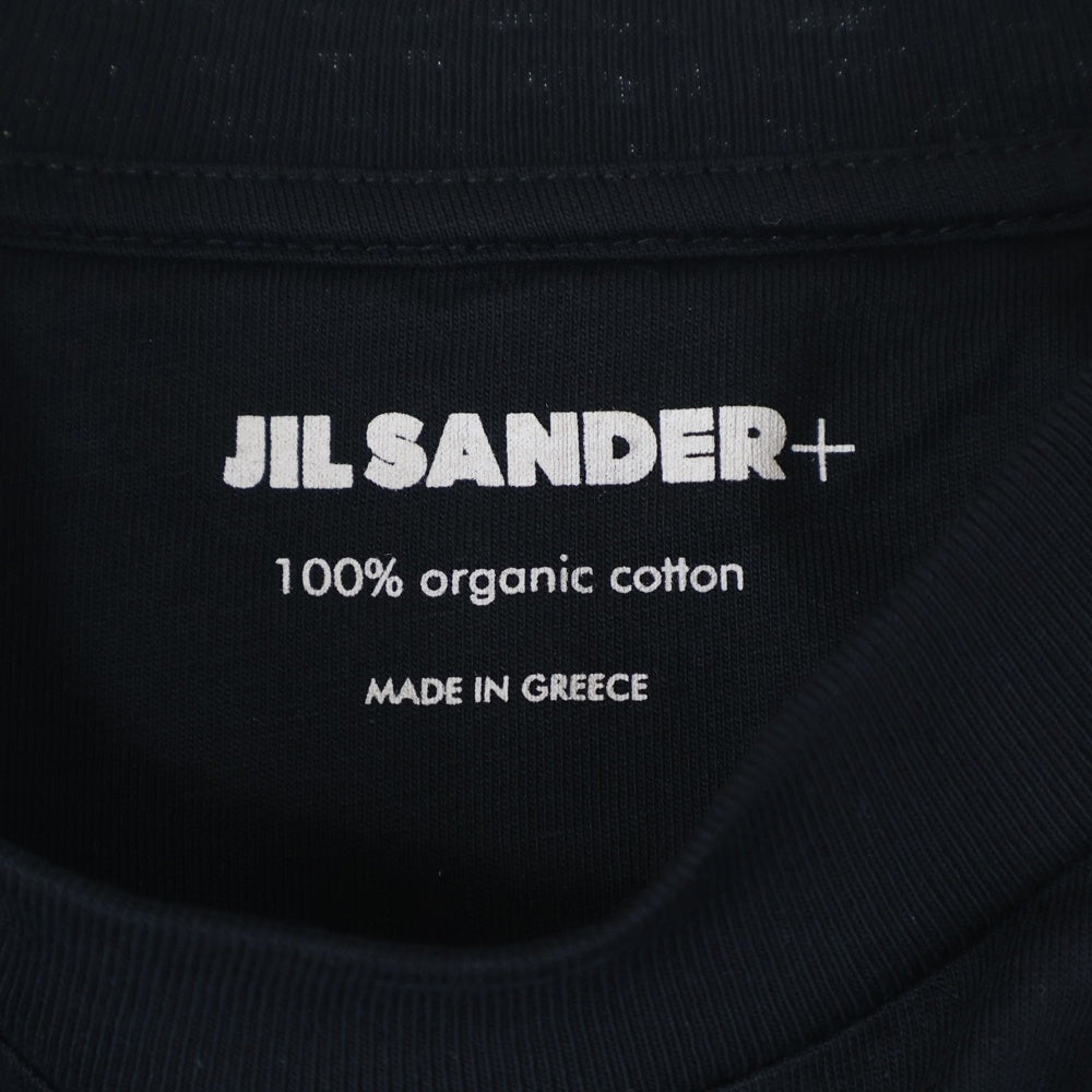 JIL SANDER(ジルサンダー) クルーネック 半袖Tシャツ カットソー ブラック J40GC0001