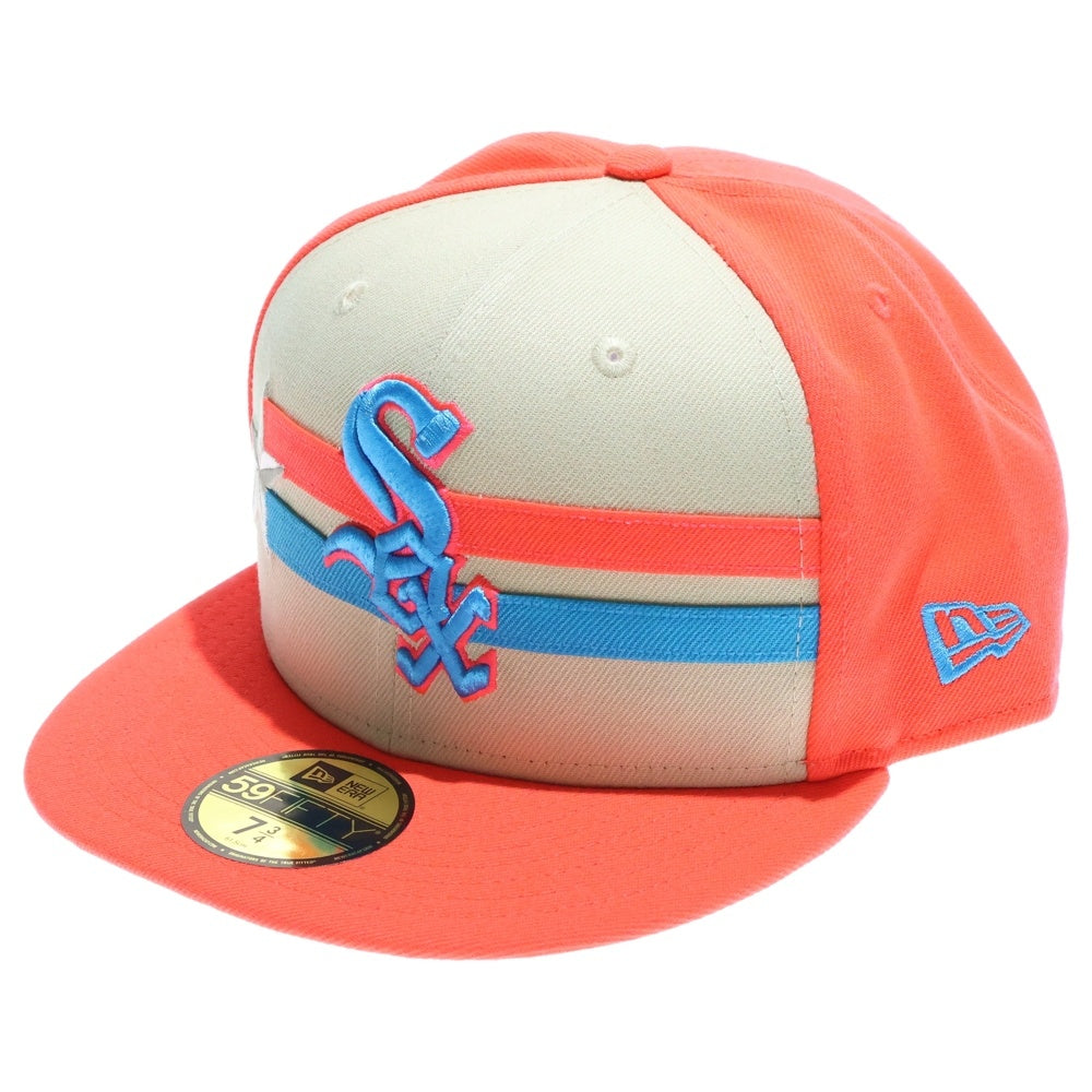 NEW ERA(ニューエラ) 9FIFTY Chicago White Sox MLB 24 Star GAME シカゴホワイトソックス 6パネル ベースボールキャップ 帽子 オレンジ