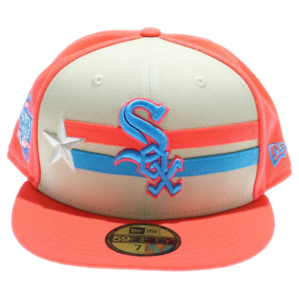NEW ERA(ニューエラ) 9FIFTY Chicago White Sox MLB 24 Star GAME シカゴホワイトソックス 6パネル ベースボールキャップ 帽子 オレンジ