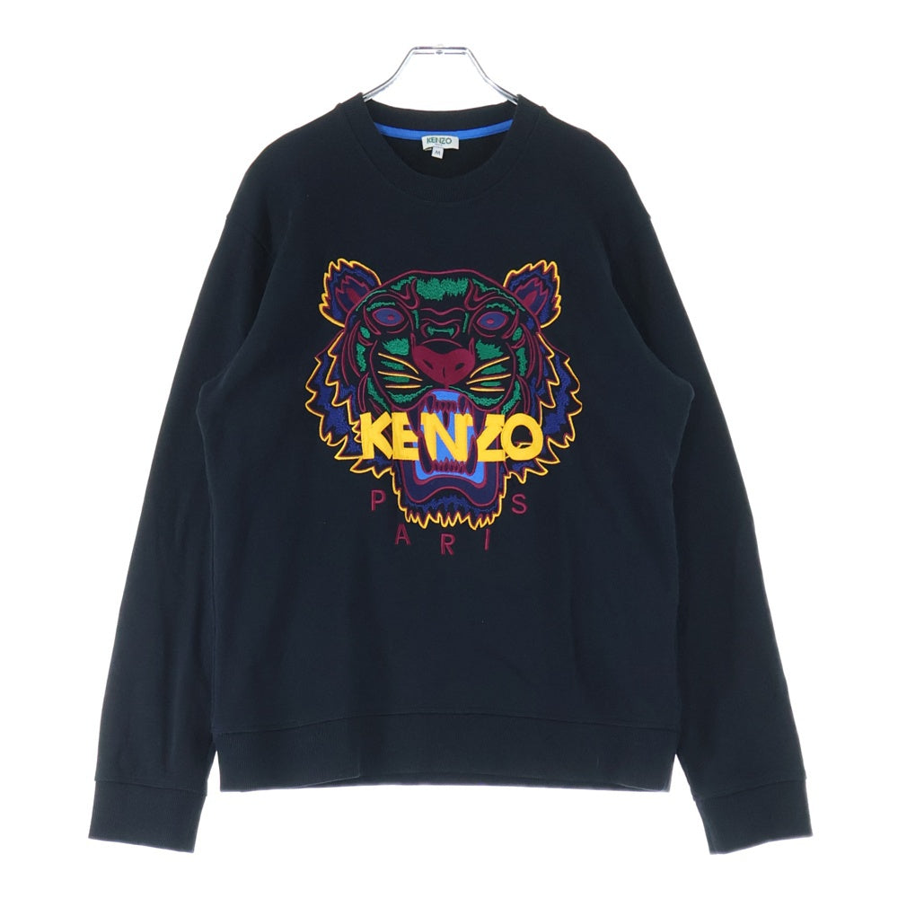 KENZO(ケンゾー) CLASSIC TIGER EMB SWEATSHIRT ケンゾー クラシックタイガースウェットシャツ トレーナー 長袖 ブラック F965SW0014XA