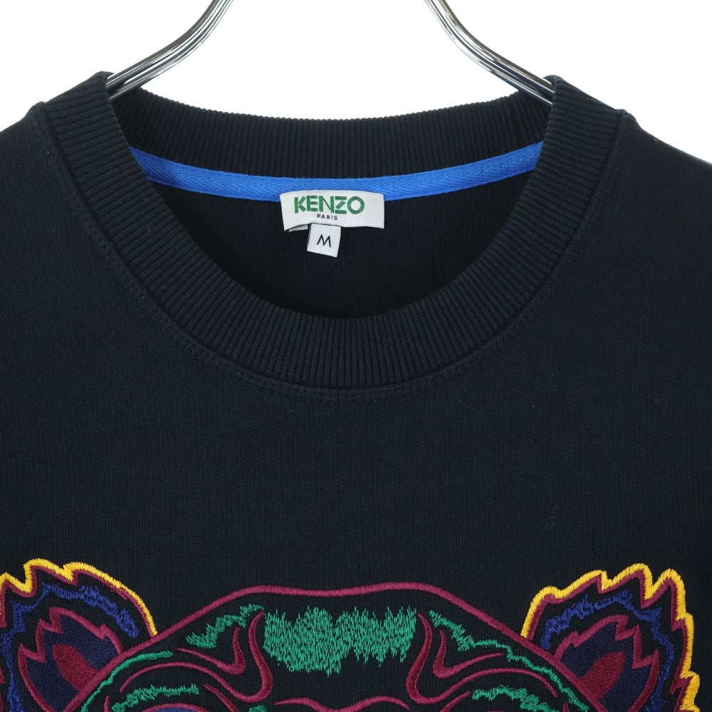 KENZO(ケンゾー) CLASSIC TIGER EMB SWEATSHIRT ケンゾー クラシックタイガースウェットシャツ トレーナー 長袖 ブラック F965SW0014XA