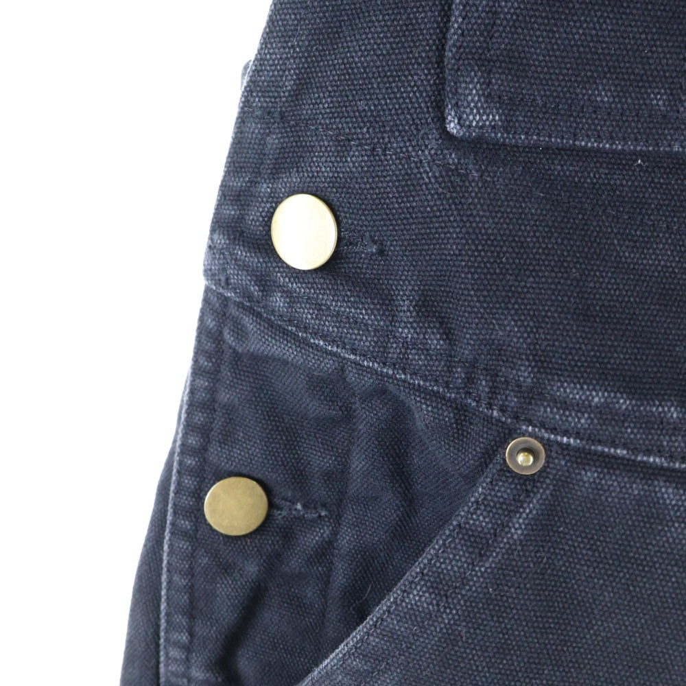 X-LARGE(エクストララージ) 22SS × DICKIES OVERALL ディッキーズ コットン オーバーオール オールインワン ブラック 101221031016