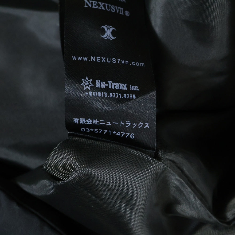 NEXUS7(ネクサスセブン) OMEGA JACKET オメガ ジャケット フーディー ブラック MTA-NTC-JOC