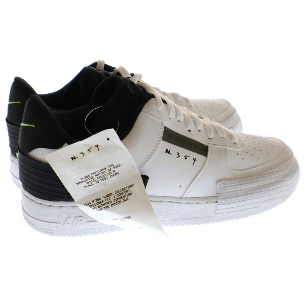 NIKE(ナイキ) AIR FORCE1 TYPE エアフォース1タイプ ローカットスニーカー US10/28cm ホワイト AT7859-101