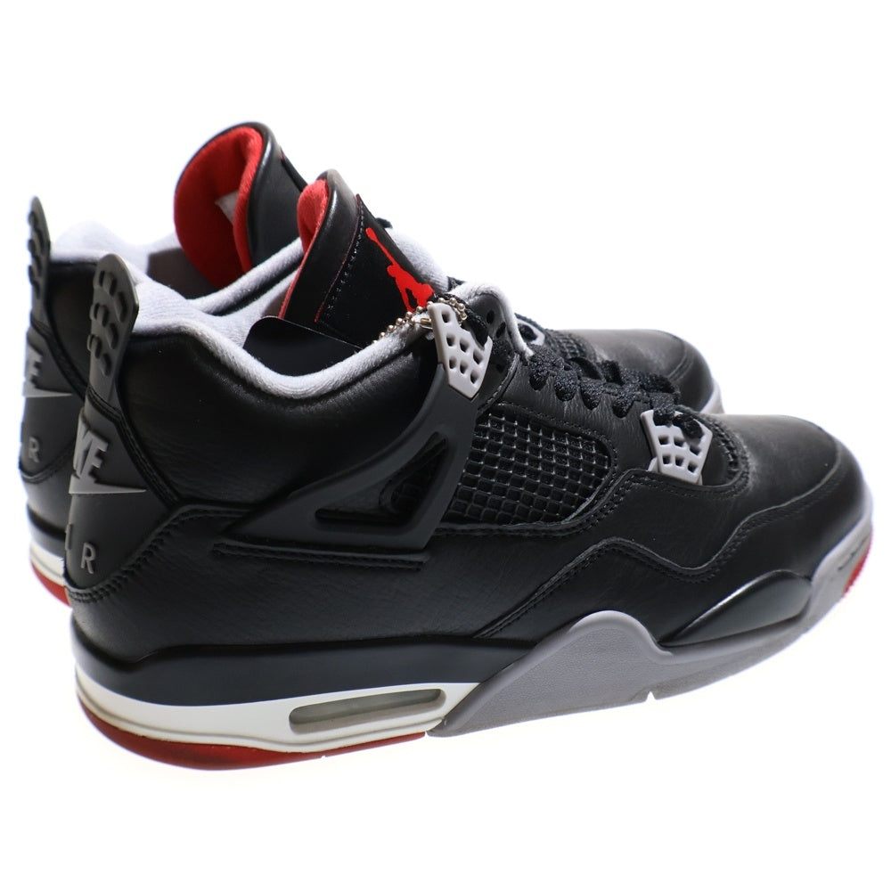 NIKE(ナイキ) AIR JORDAN 4 RETRO Bred Reimagined エアジョーダン4レトロブレッドリイマジンド ローカットスニーカー ブラック US11/29cm FV5029-006