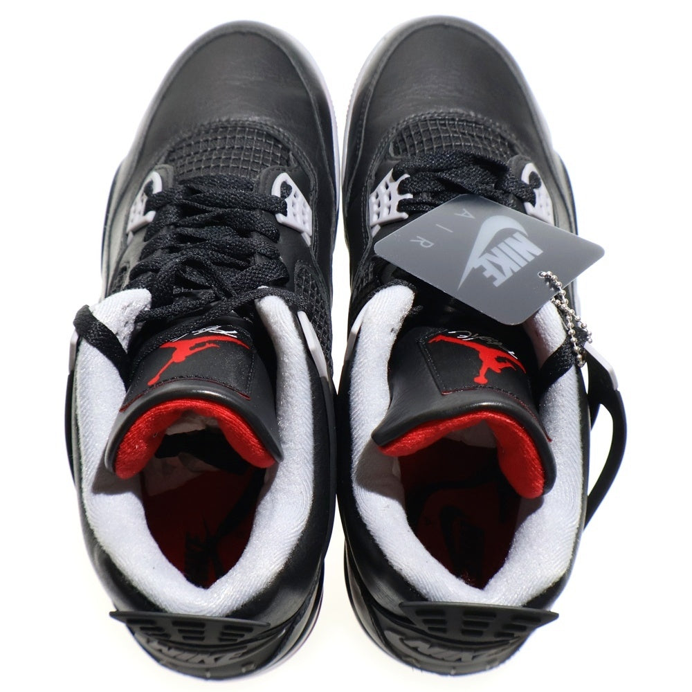 NIKE(ナイキ) AIR JORDAN 4 RETRO Bred Reimagined エアジョーダン4レトロブレッドリイマジンド ローカットスニーカー ブラック US11/29cm FV5029-006