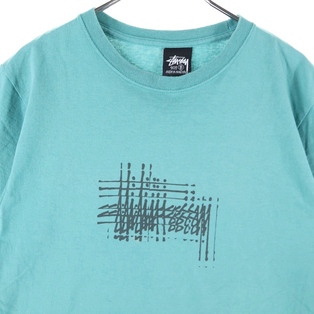 STUSSY(ステューシー) 24ss Refracted Tee リフレクテッド オーシャン 半袖 カットソー Tシャツ ライムグリーン