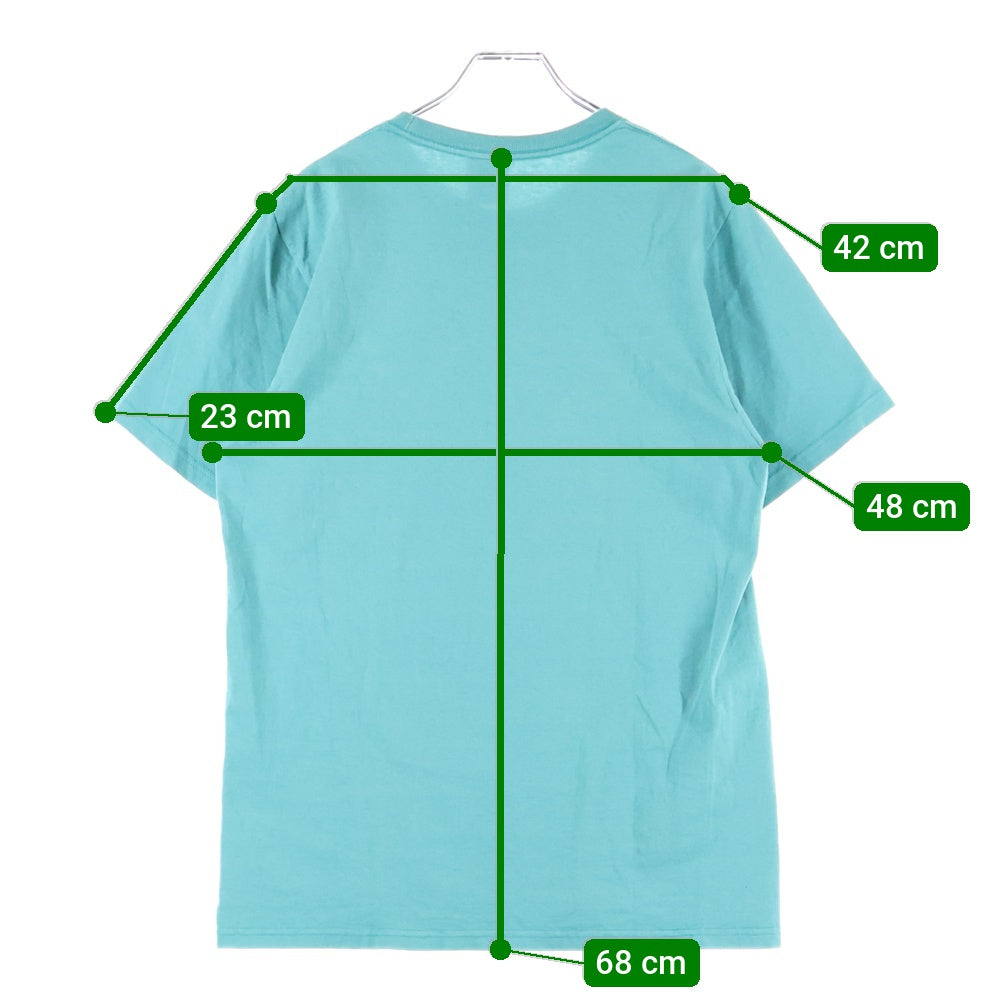 STUSSY(ステューシー) 24ss Refracted Tee リフレクテッド オーシャン 半袖 カットソー Tシャツ ライムグリーン