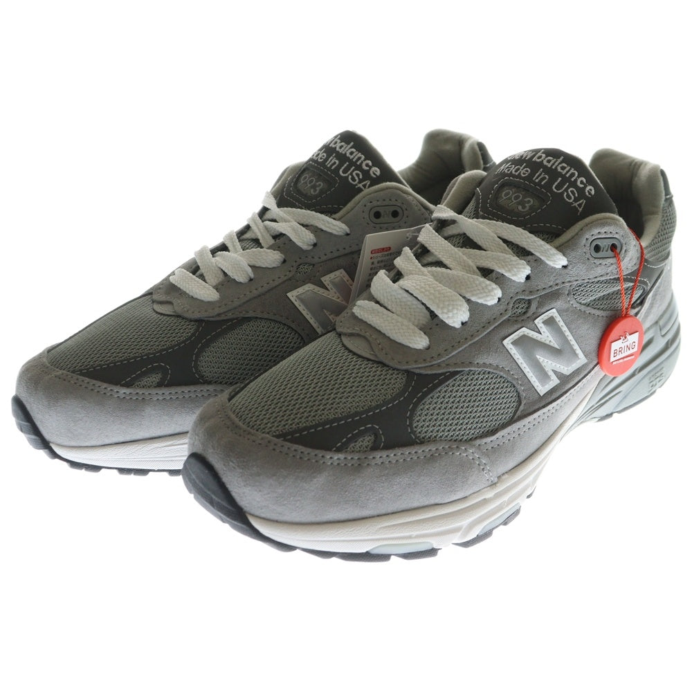 New Balance(ニューバランス) MR993GL スエード ローカットスニーカー グレー US10.5/28.5cm