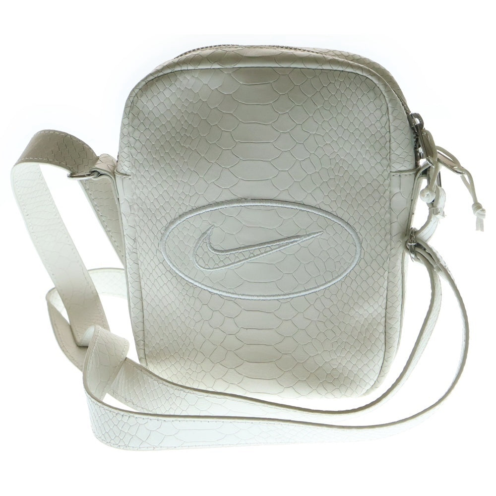 SUPREME(シュプリーム) 25SS × Nike Leather Shoulder Bag ナイキ レザーショルダーバッグ ホワイト HJ7964-121