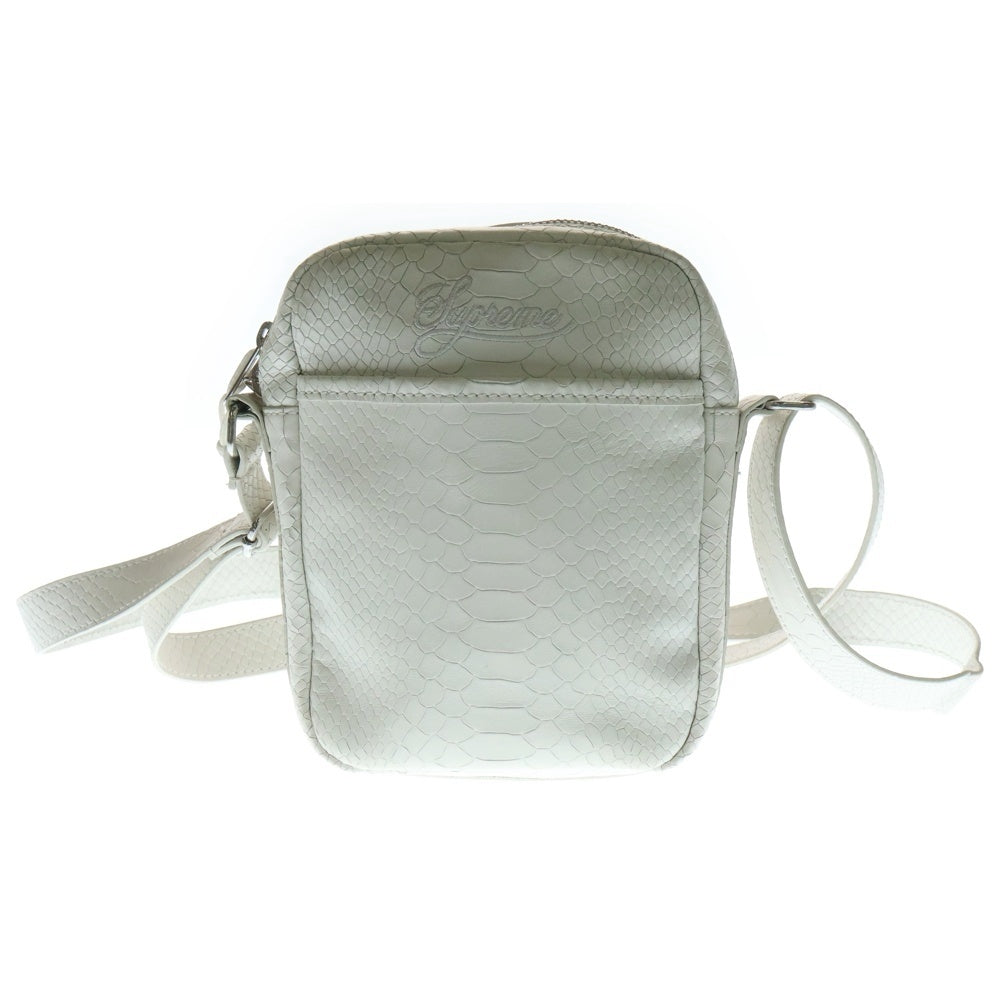SUPREME(シュプリーム) 25SS × Nike Leather Shoulder Bag ナイキ レザーショルダーバッグ ホワイト HJ7964-121