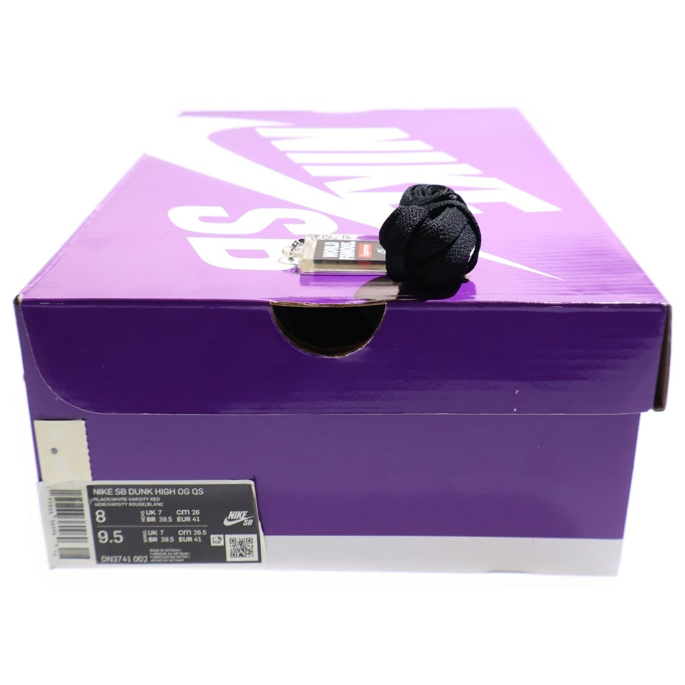 NIKE SB(ナイキエスビー) 22SS × SUPREME DUNK HIGH BY ANY MEANS シュプリーム ダンク バイ エニー ミーンズ ハイカットスニーカー US8/26cm DN3741-002