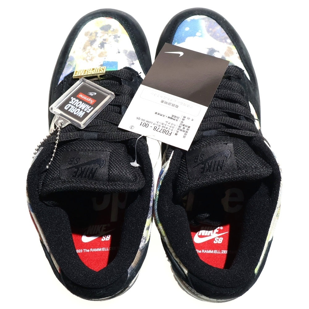 NIKE SB(ナイキエスビー) 23AW × SUPREME DUNK LOW QS Rammellzee シュプリーム ダンクロー ラメルジー ローカットスニーカー レディース US6.5/23.5cm FD8778-001