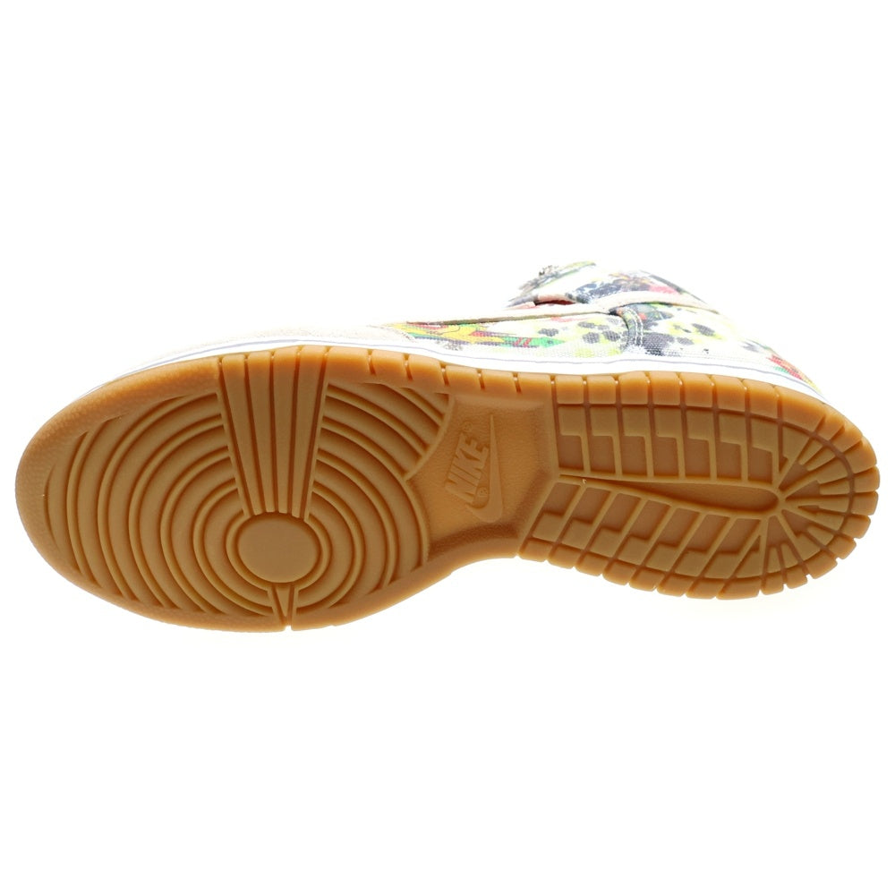 NIKE SB(ナイキエスビー) ×SUPREME DUNK HIGH RAMMELLZEE シュプリーム ダンク ラメルジー ハイカットスニーカー ホワイト/マルチ US8/26cm FD8779-100