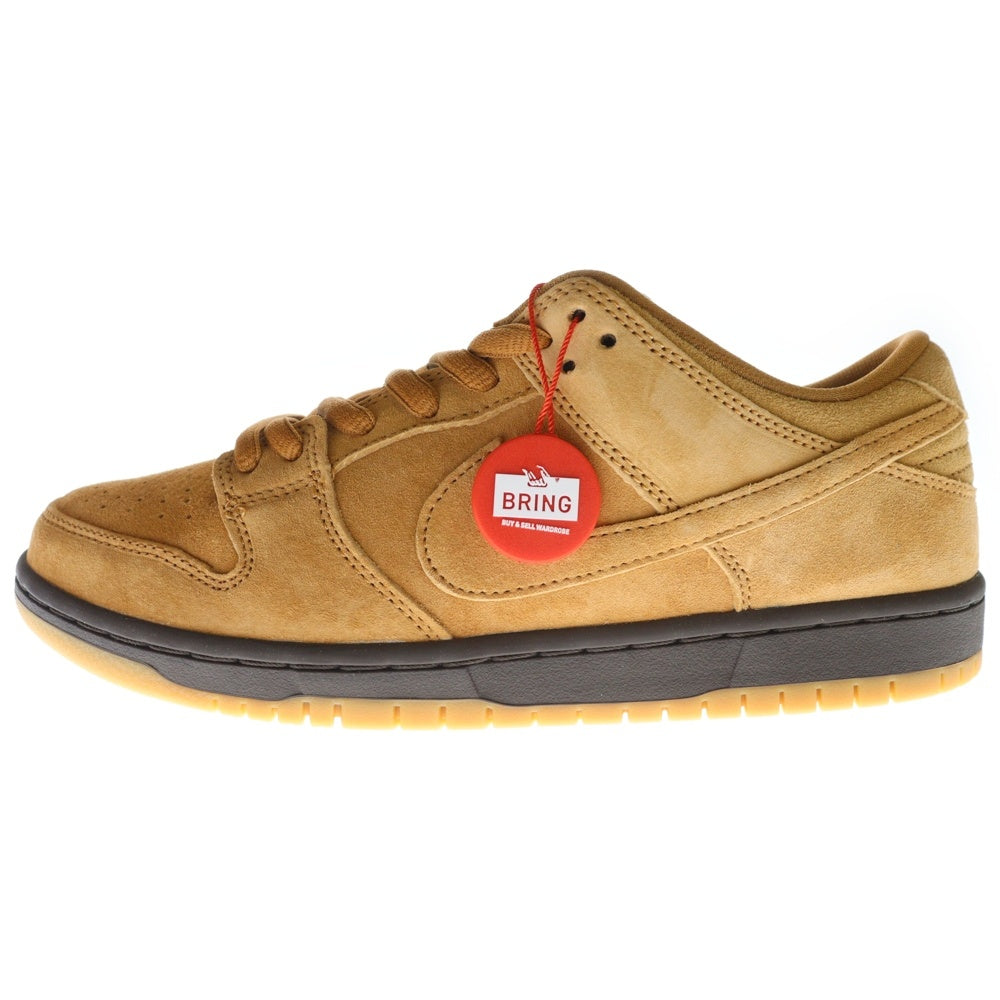 NIKE SB(ナイキエスビー) DUNK LOW PRO WHEAT MOCHA ダンク ロー プロ ウィート モカ レースアップ ローカットスニーカー ブラウン US8/26cm BQ6817-204