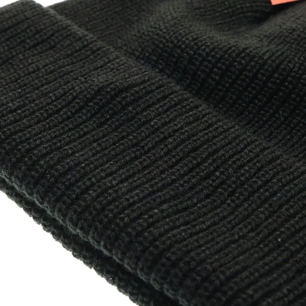 SUPREME(シュプリーム) 25AW Loose Gauge Beanie ルーズ ゲージ ロゴ刺繍 ニットビーニー 帽子 ブラック