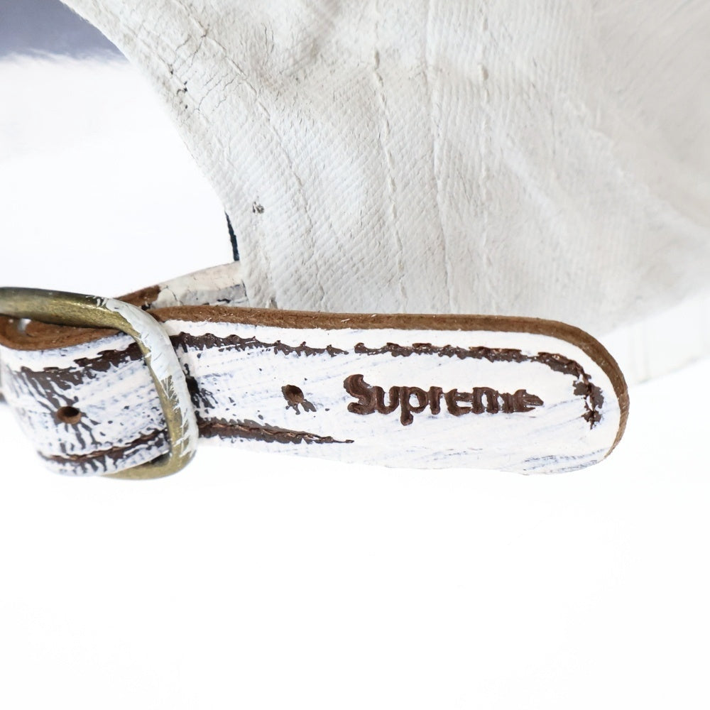 SUPREME(シュプリーム) 24SS × MM6 Maison Margiela Painted Camp Cap エムエムシックス メゾンマルジェラ ペインテッド キャンプキャップ 帽子 ホワイト