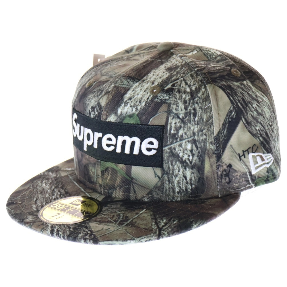 SUPREME(シュプリーム) 25AW × New Era Breast Cancer Awareness Box Logo Cap ニューエラ ブレスト キャンサー アウェアネス リアルツリー カモ 6パネル キャップ カーキ