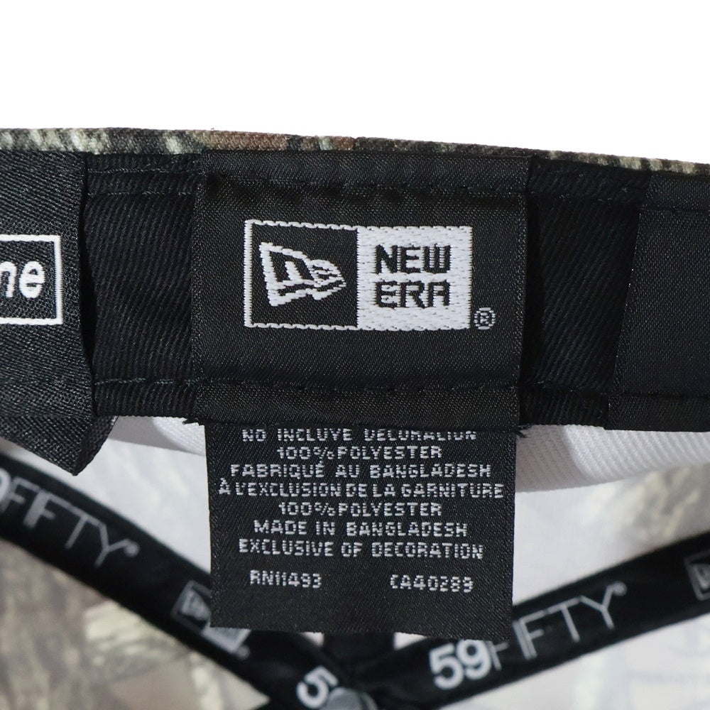 SUPREME(シュプリーム) 25AW × New Era Breast Cancer Awareness Box Logo Cap ニューエラ ブレスト キャンサー アウェアネス リアルツリー カモ 6パネル キャップ カーキ