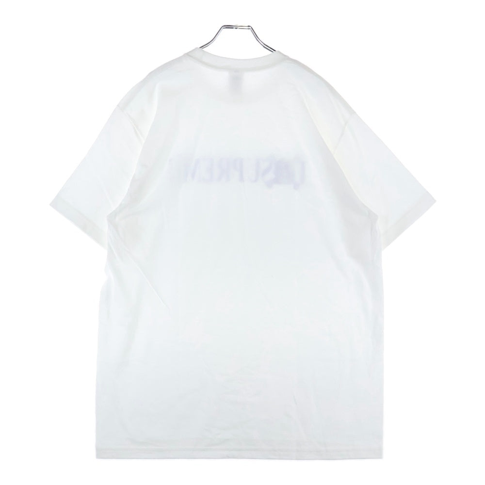 SUPREME(シュプリーム) 25AW Skull Tee スカル ロゴプリント クルーネック 半袖Tシャツ カットソー ホワイト