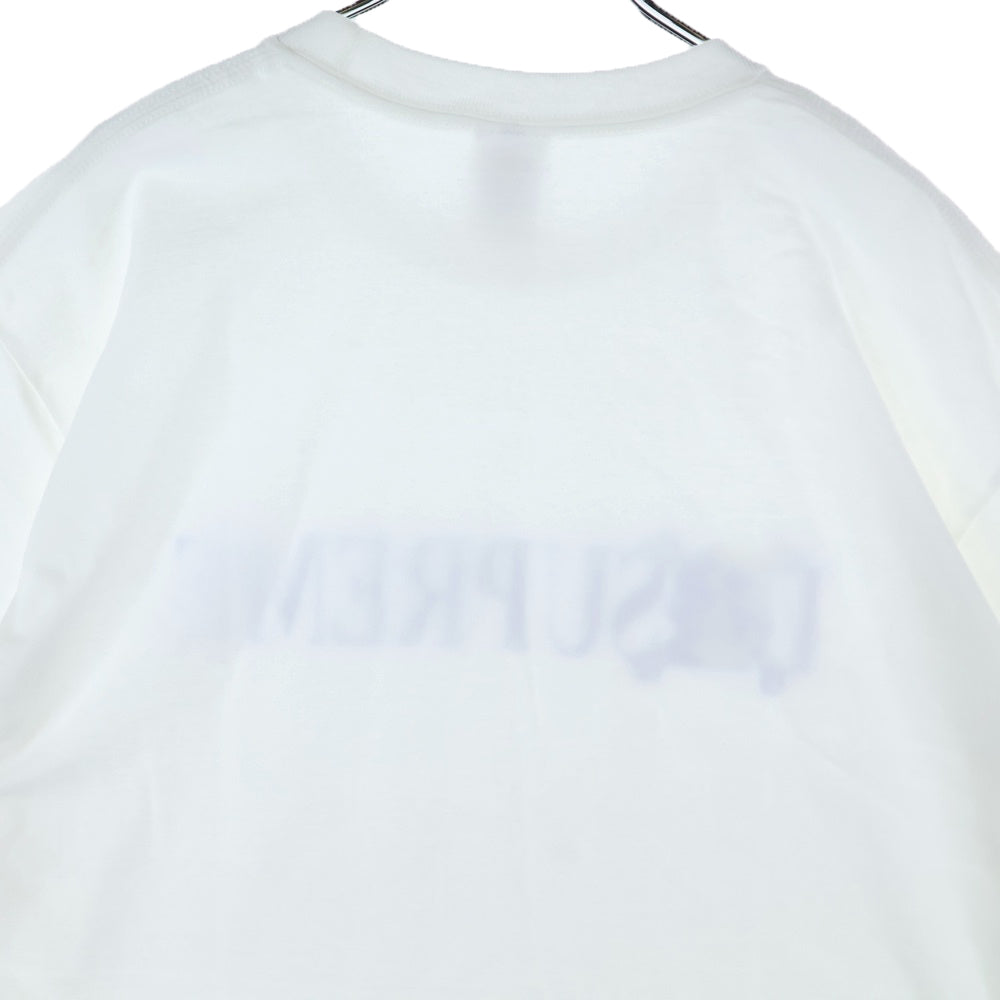 SUPREME(シュプリーム) 25AW Skull Tee スカル ロゴプリント クルーネック 半袖Tシャツ カットソー ホワイト