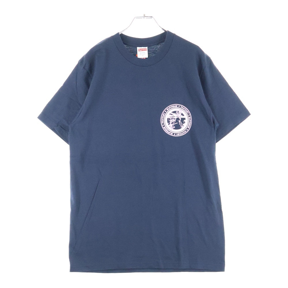 SUPREME(シュプリーム) 25AW Devotion Tee ディヴォーション プリント クルーネック 半袖Tシャツ カットソー ネイビー