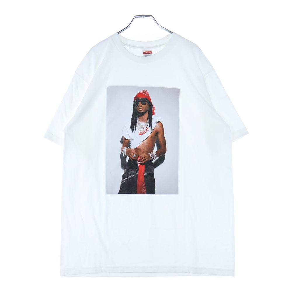 SUPREME(シュプリーム) 25AW Playboi Carti Tee プレイボーイ カーティ フォトプリント クルーネック 半袖Tシャツ カットソー ホワイト