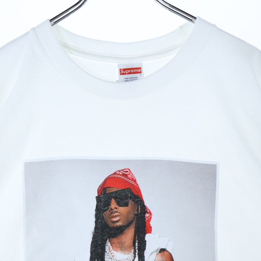 SUPREME(シュプリーム) 25AW Playboi Carti Tee プレイボーイ カーティ フォトプリント クルーネック 半袖Tシャツ カットソー ホワイト