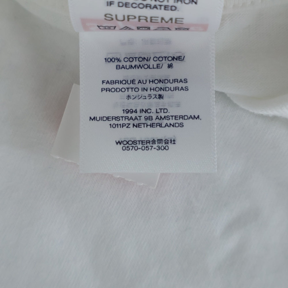 SUPREME(シュプリーム) 25AW Playboi Carti Tee プレイボーイ カーティ フォトプリント クルーネック 半袖Tシャツ カットソー ホワイト