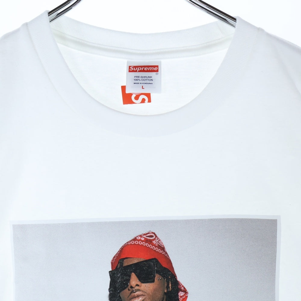 SUPREME(シュプリーム) 25AW Playboi Carti Tee プレイボーイ カーティ フォトプリント クルーネック 半袖Tシャツ カットソー ホワイト