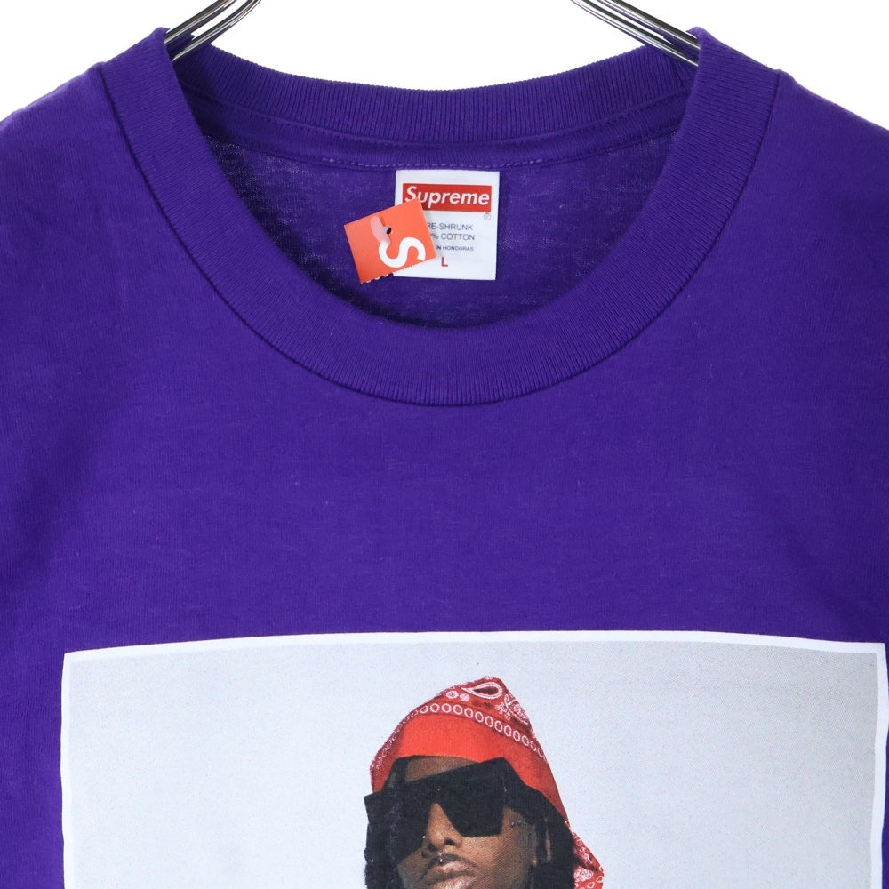 SUPREME(シュプリーム) 25AW Playboi Carti Tee プレイボーイ カーティ フォトプリント クルーネック 半袖Tシャツ カットソー パープル