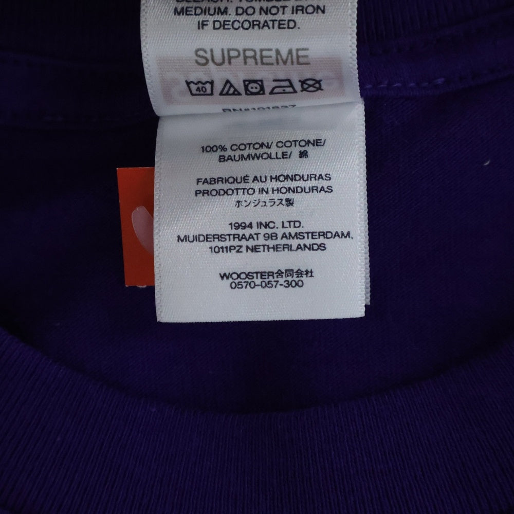 SUPREME(シュプリーム) 25AW Playboi Carti Tee プレイボーイ カーティ フォトプリント クルーネック 半袖Tシャツ カットソー パープル