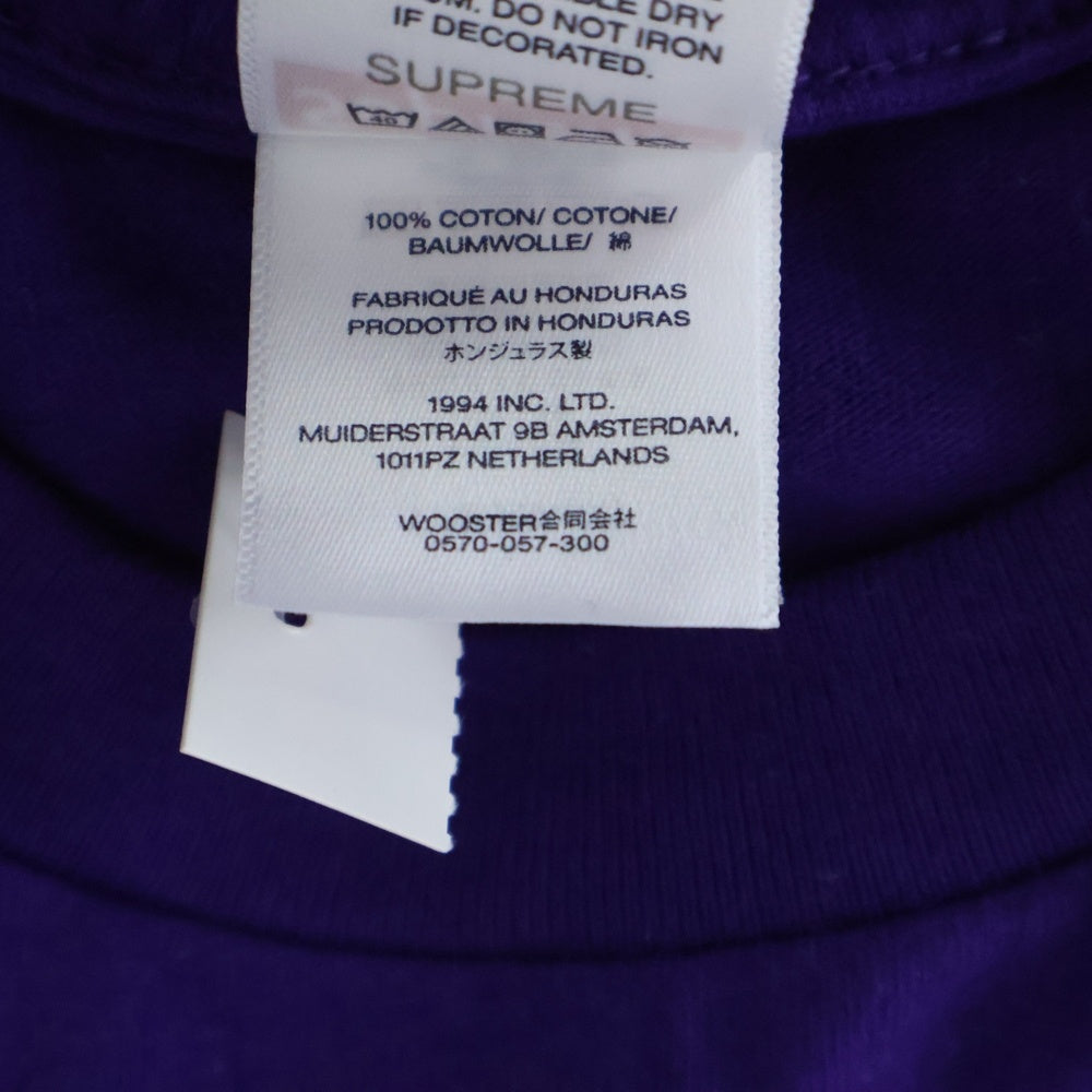 SUPREME(シュプリーム) 25AW Playboi Carti Tee プレイボーイ カーティ フォトプリント クルーネック 半袖Tシャツ カットソー パープル