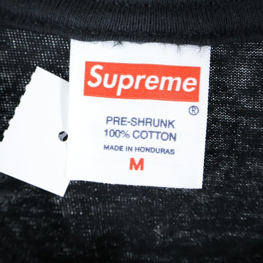 SUPREME(シュプリーム) 25AW Skull Tee スカル ロゴプリント クルーネック 半袖Tシャツ カットソー ブラック