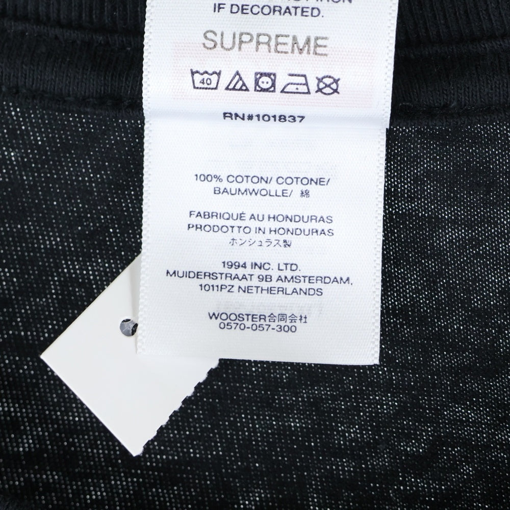 SUPREME(シュプリーム) 25AW Fuckin Blowout Tee ファッキン ブローアウト プリント クルーネック 半袖Tシャツ カットソー ブラック
