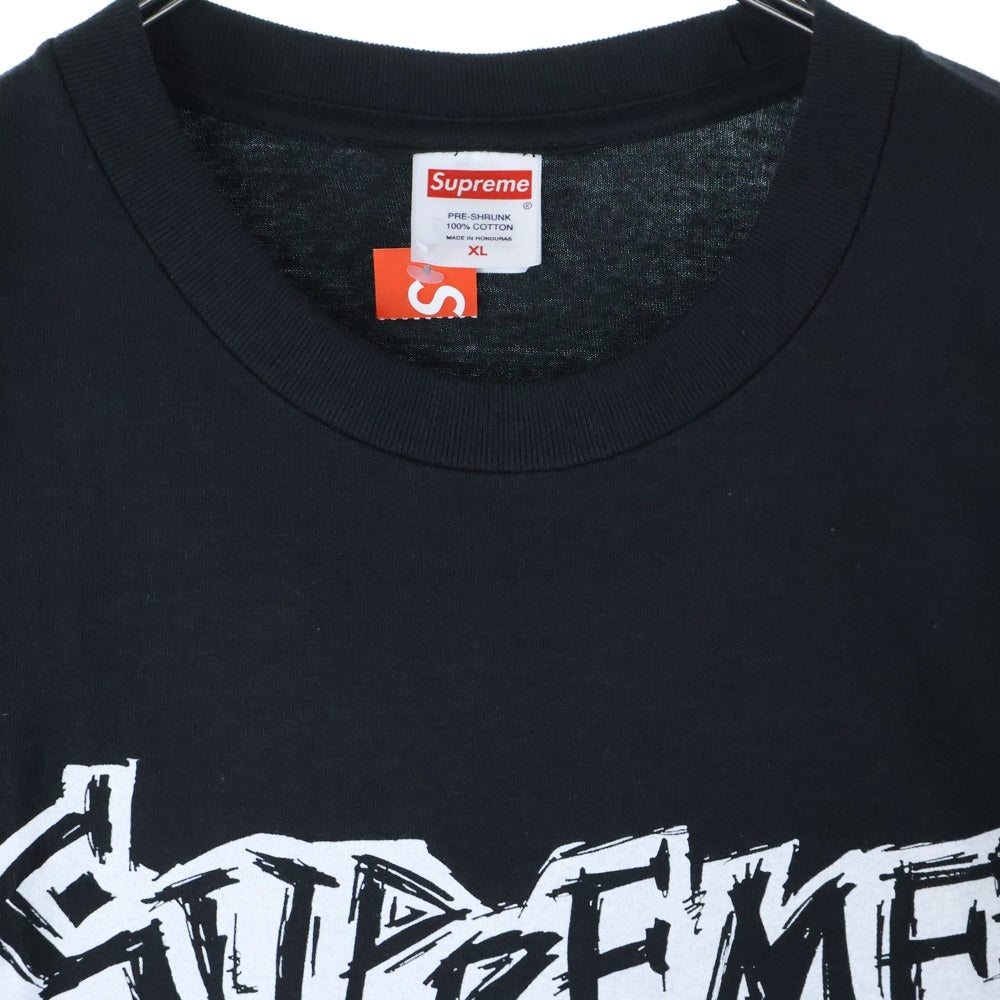 SUPREME(シュプリーム) 25AW Fuckin Blowout Tee ファッキン ブローアウト プリント クルーネック 半袖Tシャツ カットソー ブラック