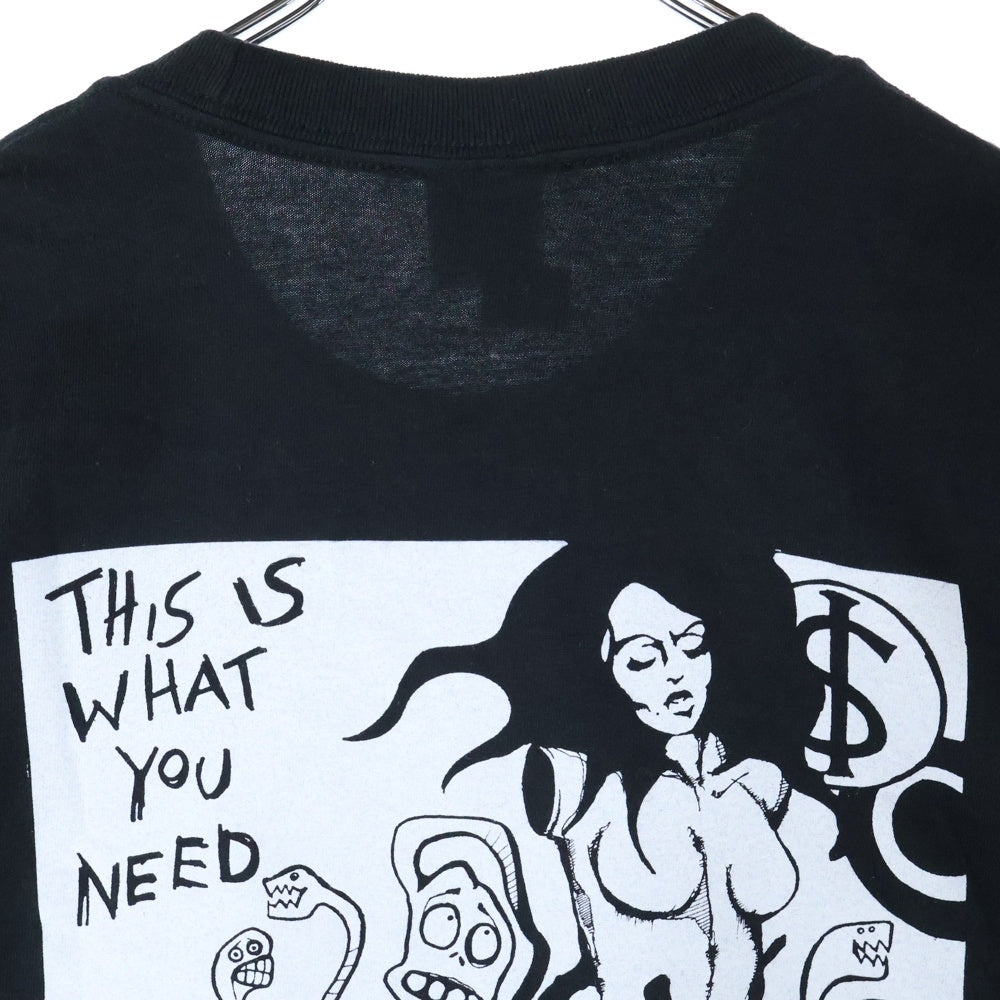 SUPREME(シュプリーム) 25AW Fuckin Blowout Tee ファッキン ブローアウト プリント クルーネック 半袖Tシャツ カットソー ブラック