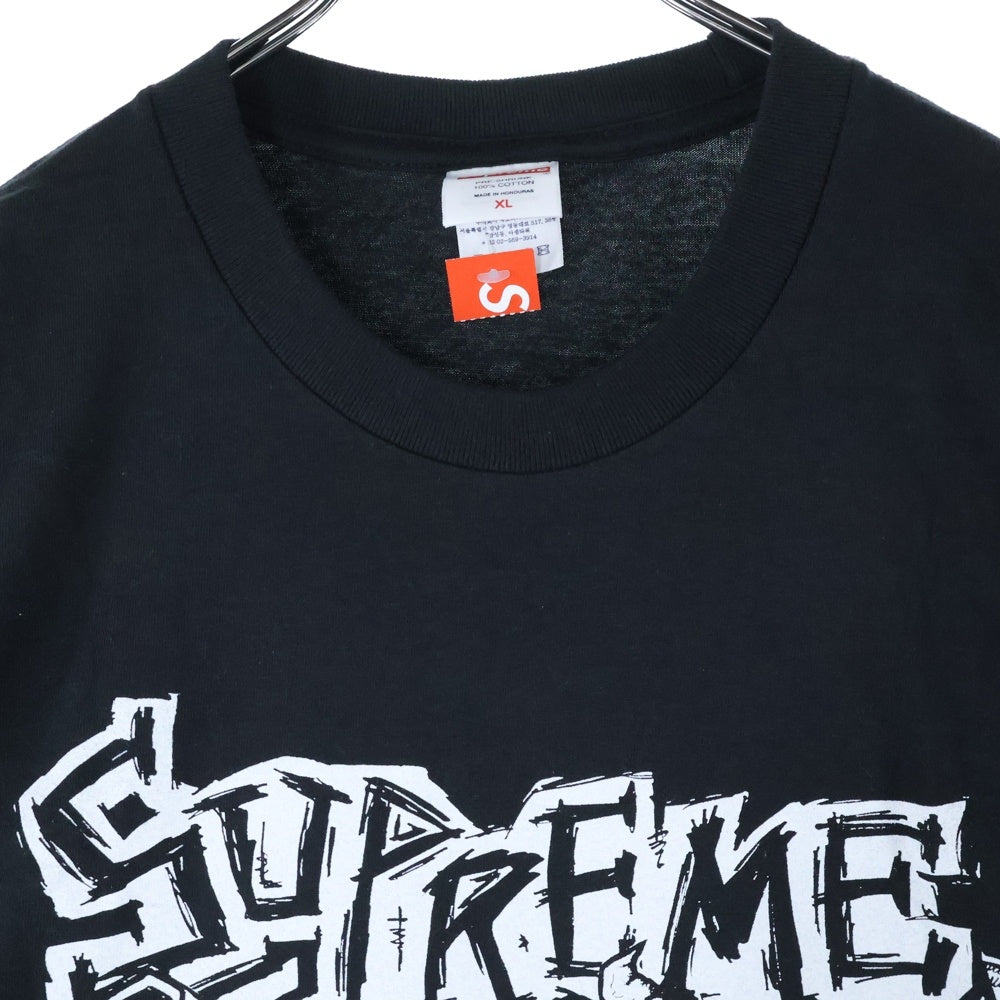 SUPREME(シュプリーム) 25AW Fuckin Blowout Tee ファッキン ブローアウト プリント クルーネック 半袖Tシャツ カットソー ブラック