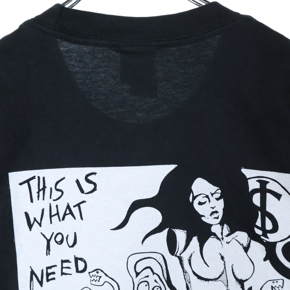 SUPREME(シュプリーム) 25AW Fuckin Blowout Tee ファッキン ブローアウト プリント クルーネック 半袖Tシャツ カットソー ブラック