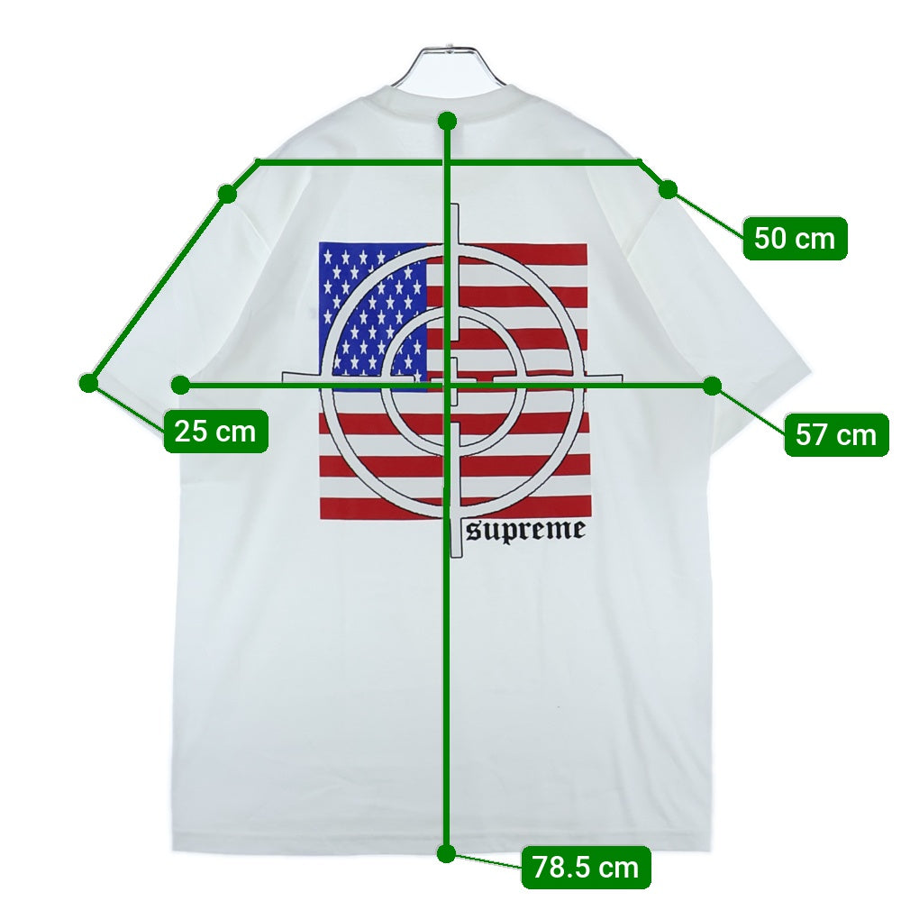 SUPREME(シュプリーム) 25AW Target Tee ターゲット バックプリント クルーネック 半袖Tシャツ カットソー ホワイト